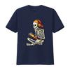 Halloween Skeleton Gamer Video Gaming Boys Unisex Kids T Shirt Vintage Soft Versatile Fashion Homme Breathable Stretched