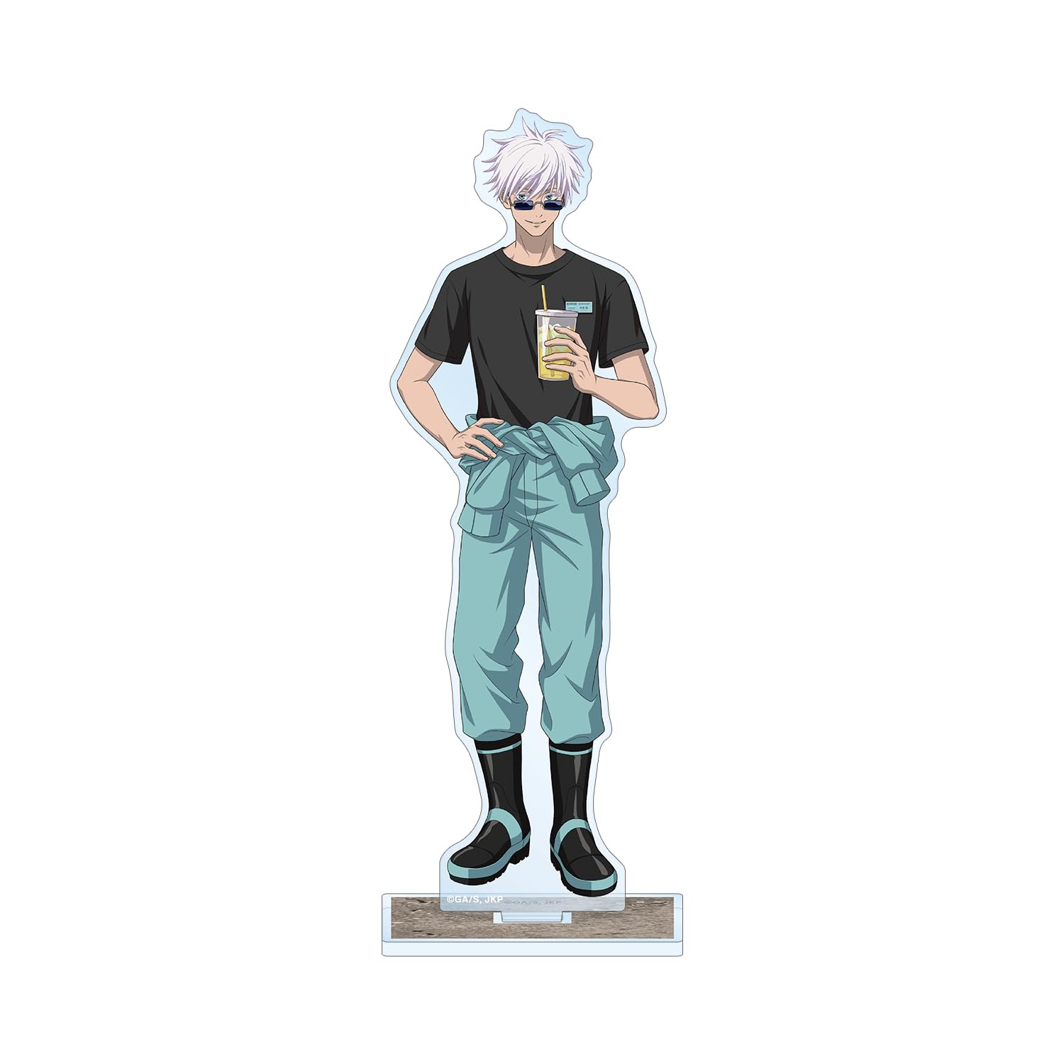 TV Anime Tobu Zoo Collaboration Original Illustration Gojo Satoru Zookeeper BIG Acrylic Stand  Jujutsu Kaisen  Ver.