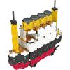 Yoshiritsu LaQ Hamacron Constructor Ship Set 420 Pieces + 12 Special Pieces Building Toy