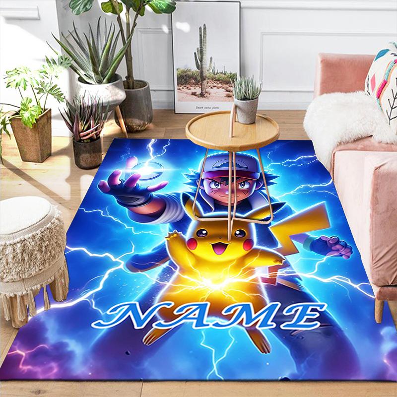 Custom 1Pc Pokemon Celebration Rug Office Carpet Indoor Outdoor Entrance Doormat Nonslip Soft And Comfortable Living Room D2915201