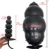 Plus grand 12 cm gonfler Plug anal Gode géant Spike stimulant Sex toy pour femmes/hommes Masturbateurs grand A