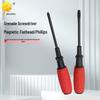 Magnetic Head Slotted Phillips Corn Handle Screwdriver, 3-Inch Hand Grenade Grip