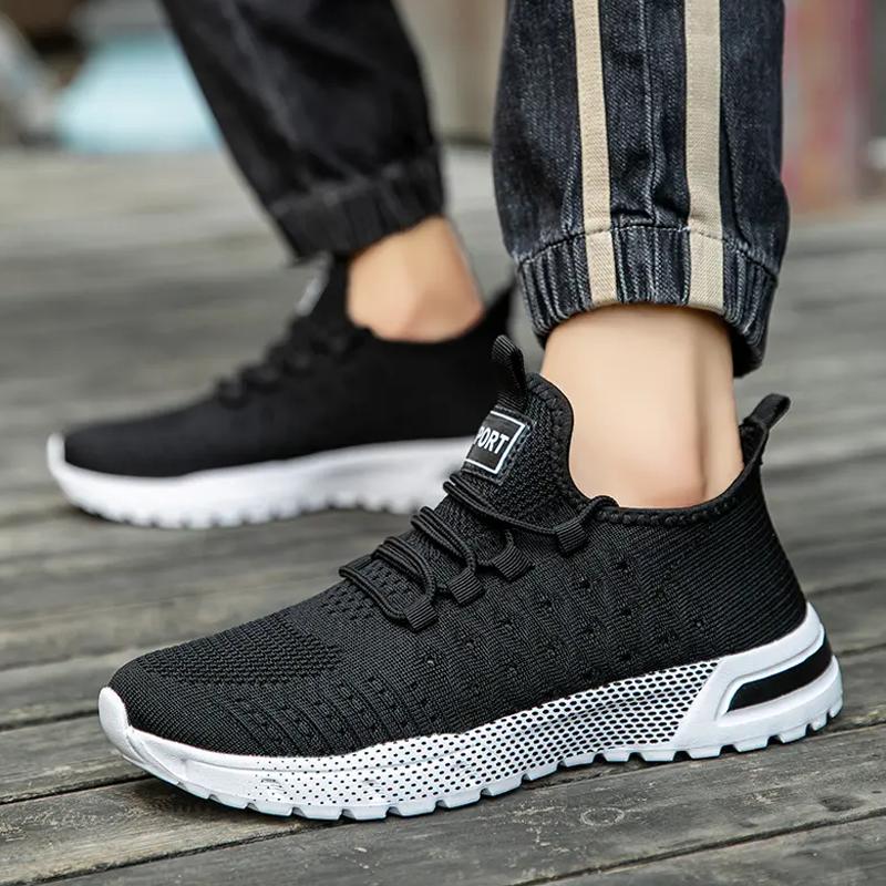 Maedef Mens Sneakers Lightweight Comfortable Men Athletic Shoes Lace Up Gym Training Sport Shoes Men Athletic Shoes Men Sneakers