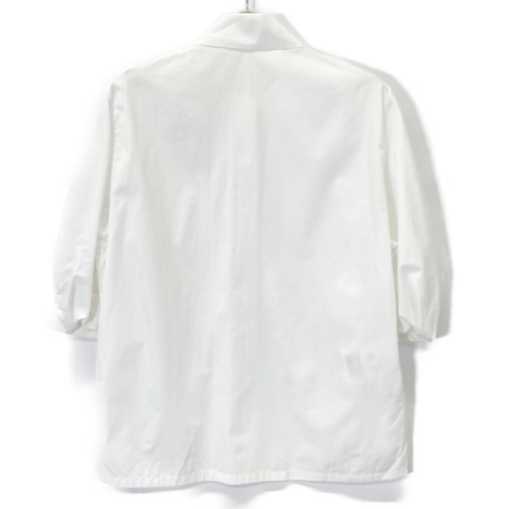 Prada [Domestic Regular] P432F S212 1UCX Volume Sleeve Blouse/ Tops 36 whiteUsed