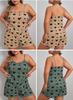 Plus Size Women's Casual Loose Camisole Shorts Pajama Set