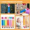 7Pcs Inflatable PVC Back To School Pencil Decorations Jumbo Classroom Party Blow Up Balloons Pencil Blow Up Giant Pencils