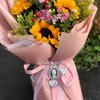 Cabochon Ovale in Vetro Spilla da Bottoniera Fascini per Bouquet Kit per la Realizzazione di Spille Fai-da-te