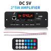 Wireless Bluetooth MP3 Decoder Board 10W DC 5V Amplifier DIY Car MP3 Player Audio FM Radio Handsfree Call Recording Support Microphone