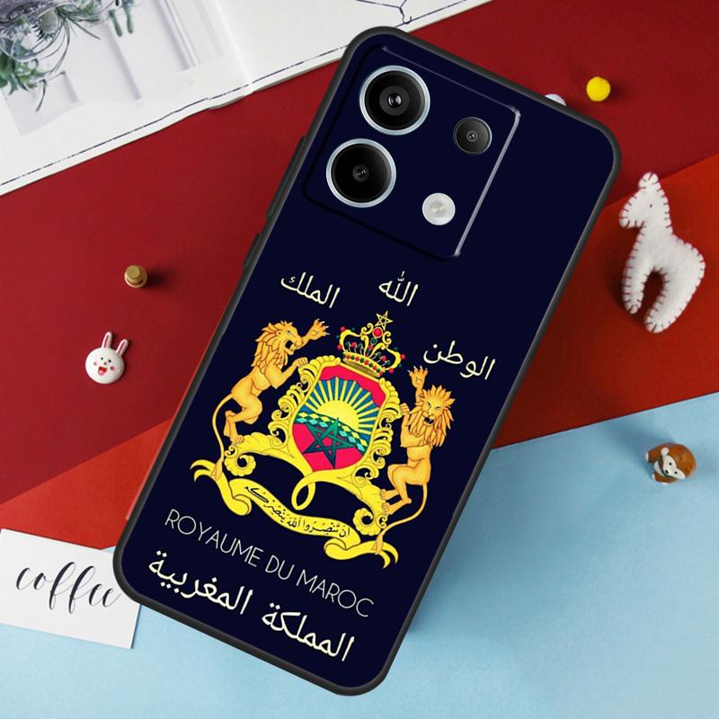 Morocco Maroc Moroccan Flag Case For Xiaomi Redmi Note 14 12 11 10 13 Pro 15 Pro Plus Redmi 15 14C 10C 12C 13C 15C Cover