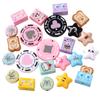 2pcs Various Shapes Acrylic Beads Butterfly Printed Beads Jewelry Making DIY Accessories