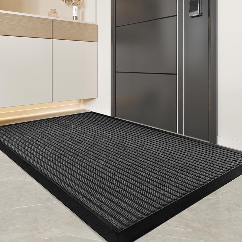 

Minimalist Polypropylene Non-Slip Entrance Door Mat - Dirt-Resistant Rubber Scraper Mat 45x75cm