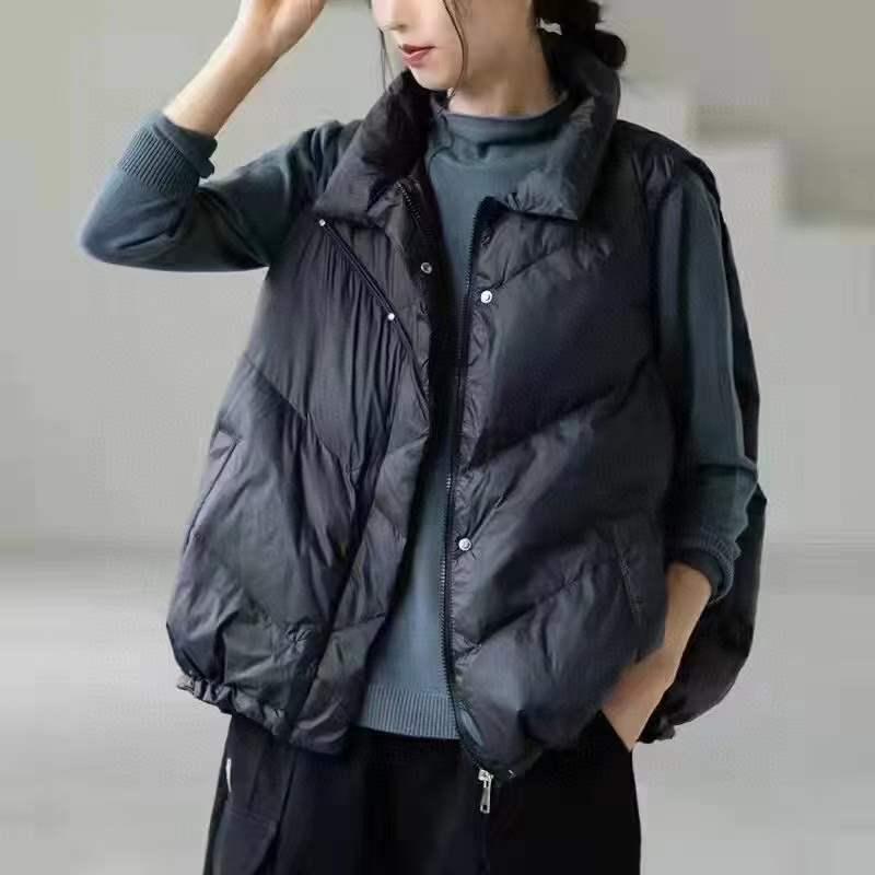 Women's Mid-Length High-End Duck Down Jacket - 2024 Winter Fashion