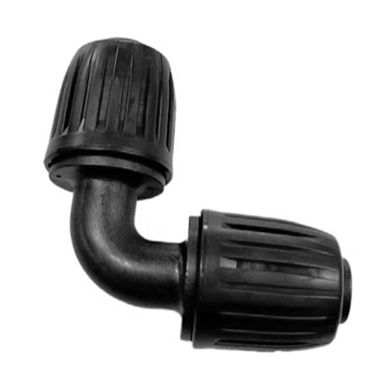 20 Pieces Durability Irrigation Elbow Connectors Leakproof Joints forDrip Systems Quick Installation No Tools Required