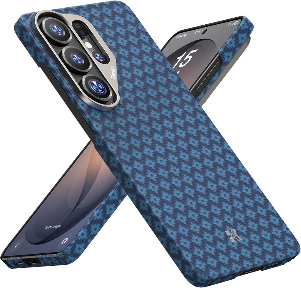 Benks Kevlar Serie Voor Samsung Galaxy S26 Ultra Hoesje Geweven Aramide Vezel Hoesje voor Samsung Galaxy S26 Hoesje met MagSafe