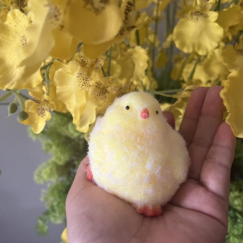 Squeeze Chick Decompression Soft Vent Toy Stretch Novelty Chick Toy for Adult Stress Relief Toy Student Hand Squeeze Toy
