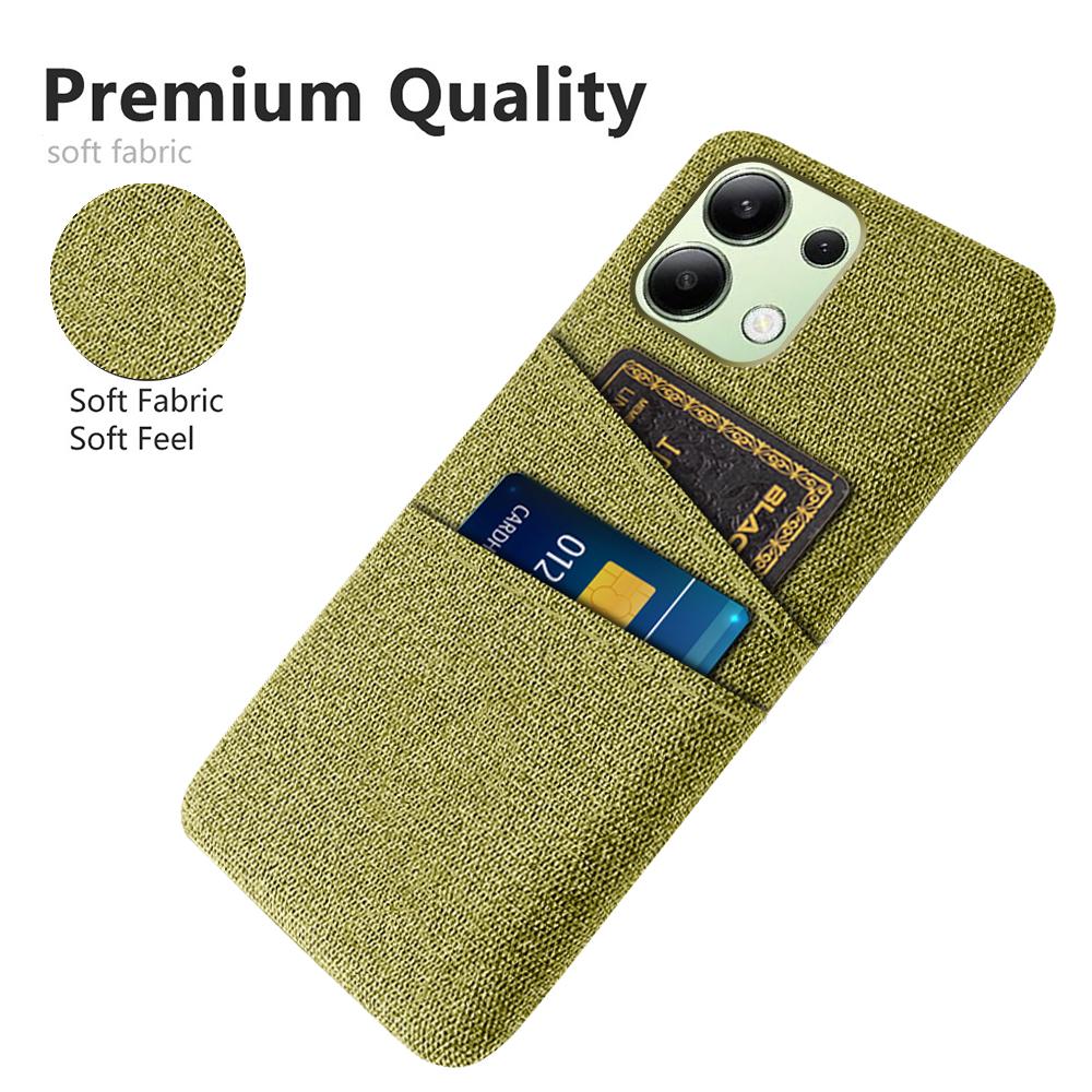 For Xiaomi Redmi Note 13 4G Phone Case Hard Protective Cover with Dual Card Holder