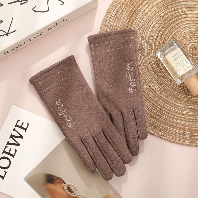 Warme Handschuhe Damen Winter Outdoor Reisen Winddicht Verdickter Stoff Wärmespeicherung Touchscreen Kaltes Radfahren Warme Handschuhe