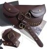 Wide PU Waist Cincher For Women Men Pants And Dresses Cosplay Event Gathering Waist Pack Belt Bag for Stage Perfomrances