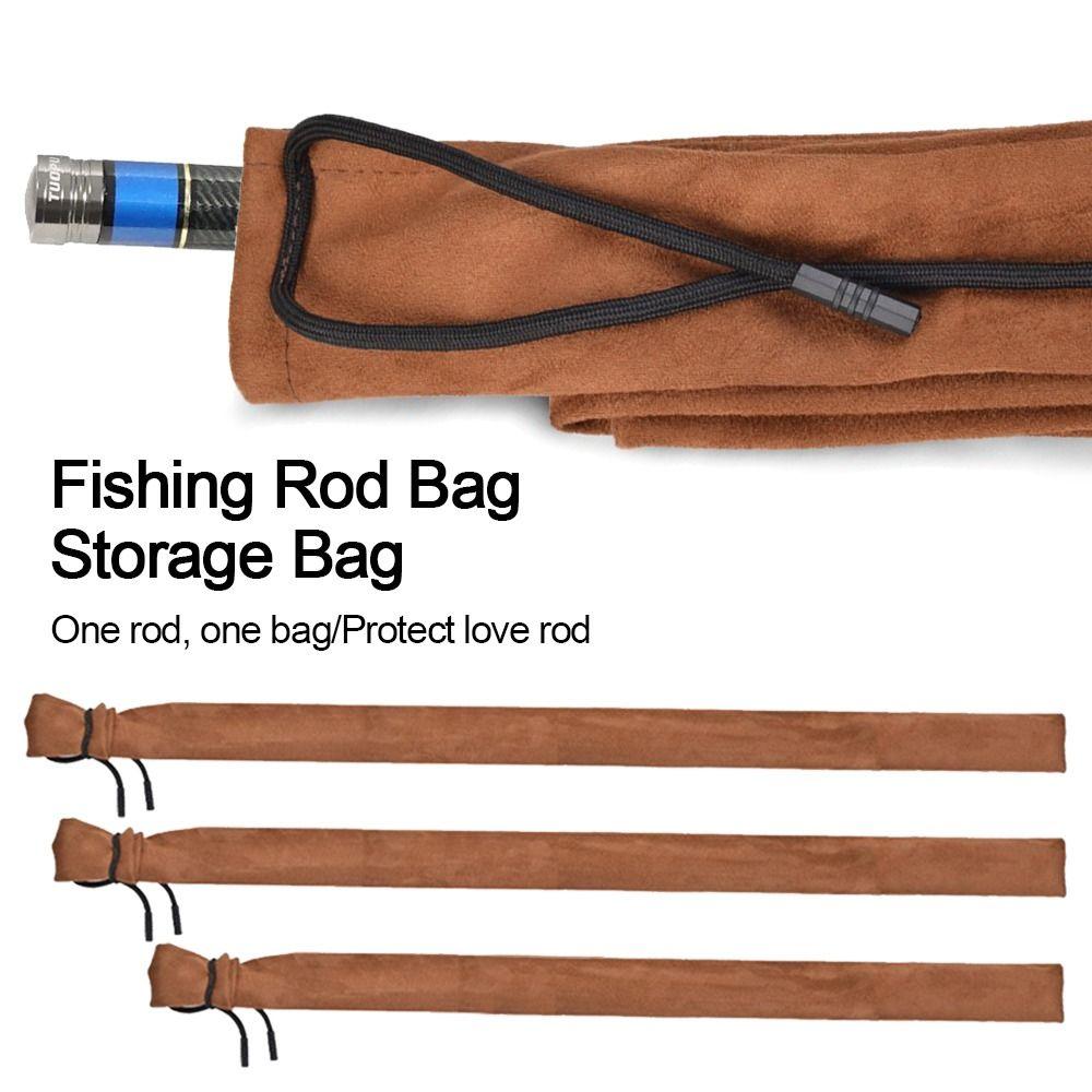 Folding Portable Fishing Tackle Storage Bag Multifunctional Large Capacity Fishing Rod Bag Canvas Rod Pouch Outdoors