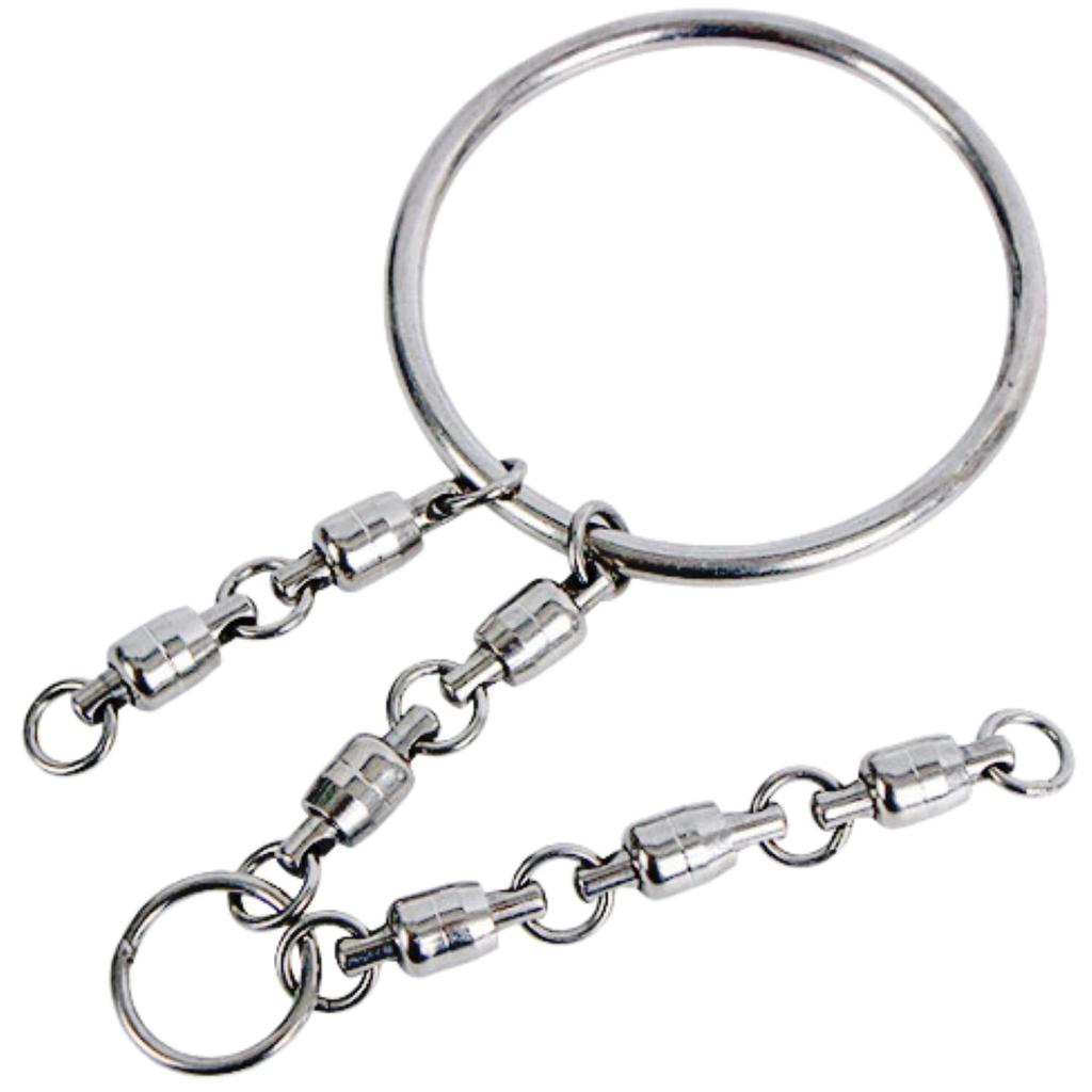 FJmark Sea Fishing for and Pull Anti-Twist Ring, Mid-Deep Line, Anti-Twist, Akamutsu, Kurotsuchi, Ara, Kinme, Capacity 150-320kg (Size 8)