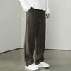 Autumn light luxury straight casual pants men's new high-end drawstring long pants are supple