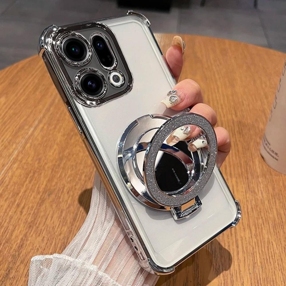 

Чехол для телефона для Samsung A51 A31 A21S A50 A20 A30 A10S A70 A71 A11 M56 Note 20 Ultra 10 9 Мягкий чехол с зеркальным кронштейном и блестящей пудрой Samsung Note 9