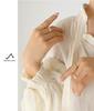 Elegant French-Inspired Geometric Open Ring - Titanium Steel, Gold-Plated