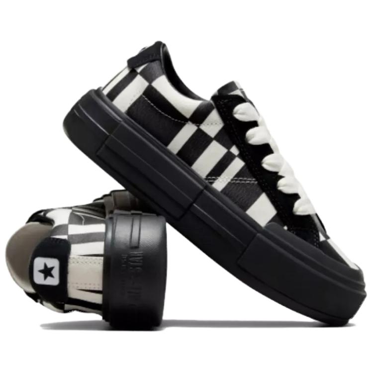 Converse Chuck Taylor All Star Cruise Low Distorted Checkered - Black Egret Unisex Sneakers A08790C