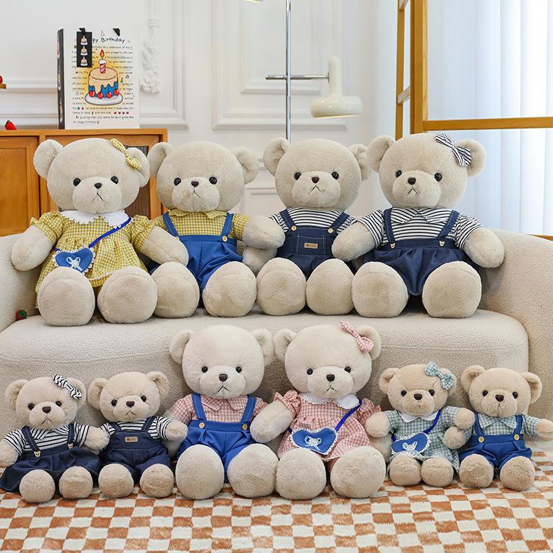 Cute Dressed Couple Teddy Bear Doll Princess Bear Plush Toy Big Bear Doll Doll Birthday Gift