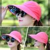 Foldable Sun Hat Fashion Wide Brim Anti-UV Beach Cap Golf Cap Casual Hats Summer