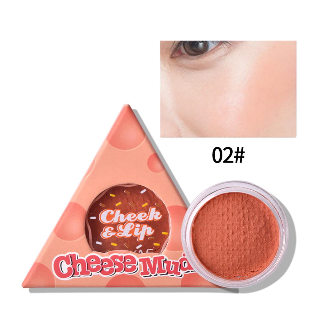 Eiscreme-Gelee-Rouge-Schlamm Lippenschlamm Langlebiger Make-up-Schlamm mit doppeltem Verwendungszweck