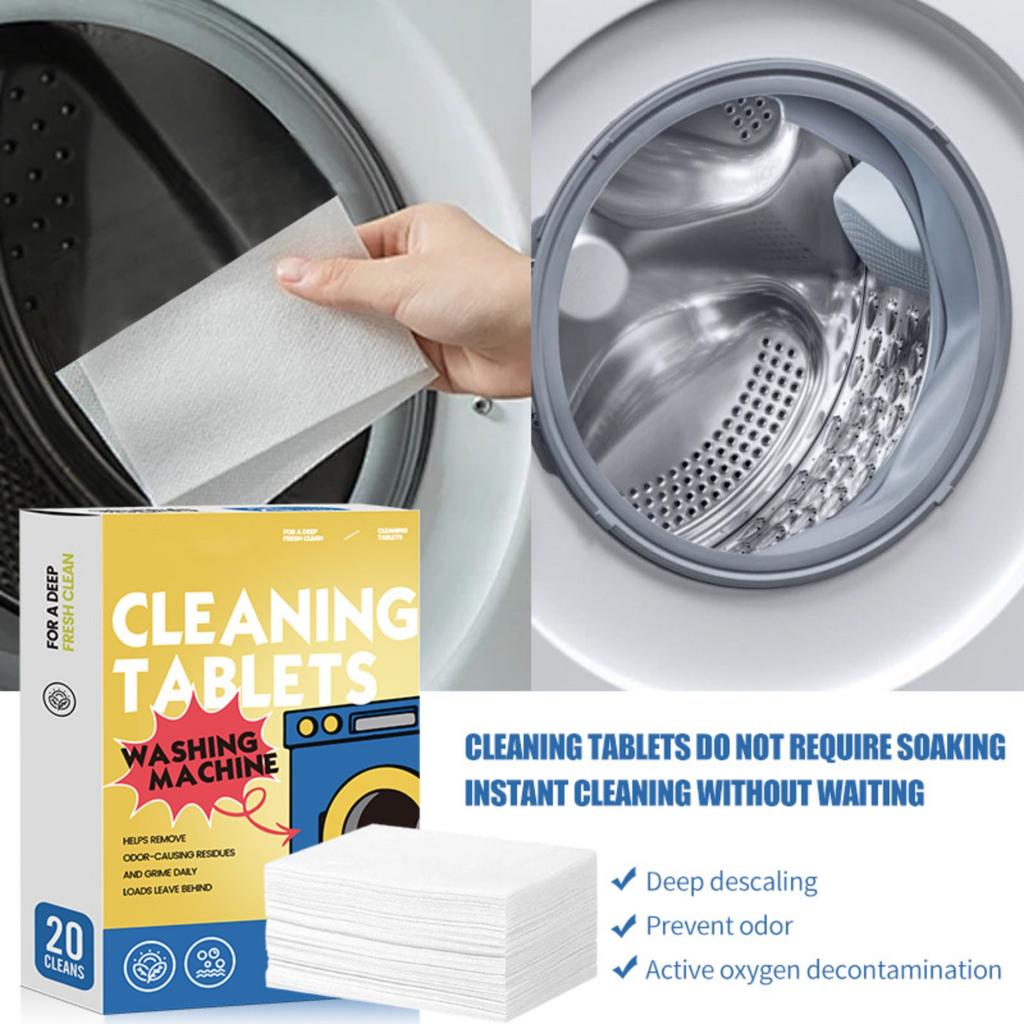 Waschmaschinen-Reinigungstabletten, vollautomatische Desinfektions- und Sterilisations-Reinigungstabletten, Haushaltswaschmaschine, tiefe Fleckenentfernung