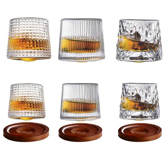 Ribbed Glass Drinking Cup Easy To Clean Dishwasher Safe Drinking Glasses Wine Dessert Containers Tableware