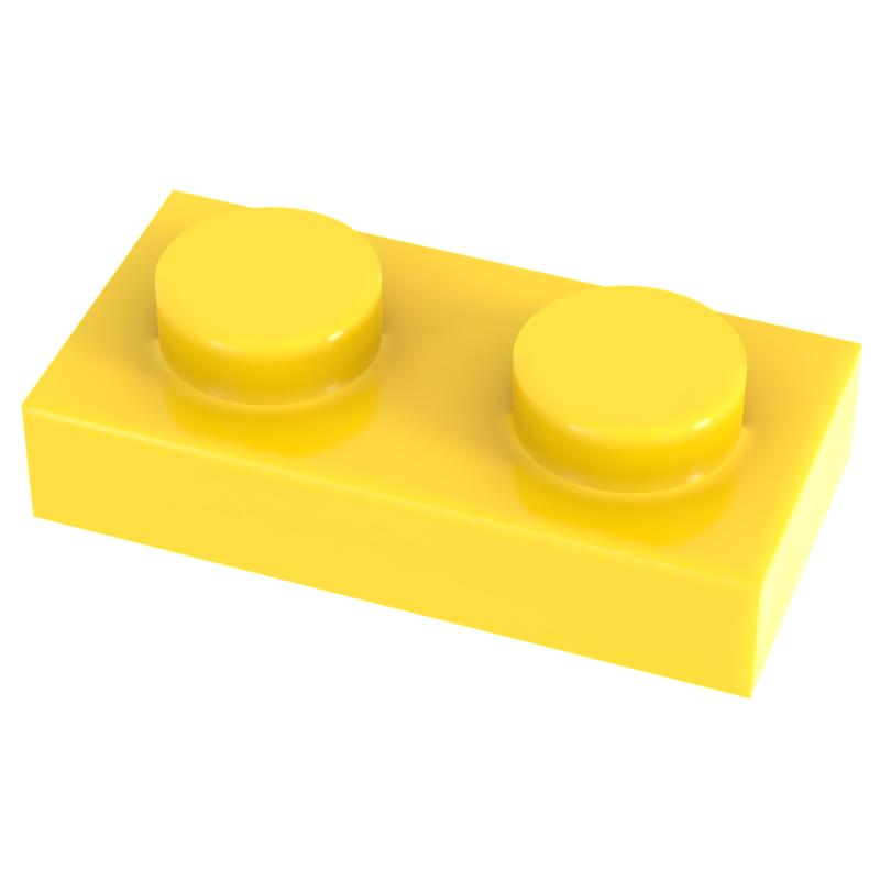 [Funbrick] 50&100&200PCS Plate 1x2 3023 Compatible with Famous Brand Building Block Classic Building Blcok Toys MOC DIY