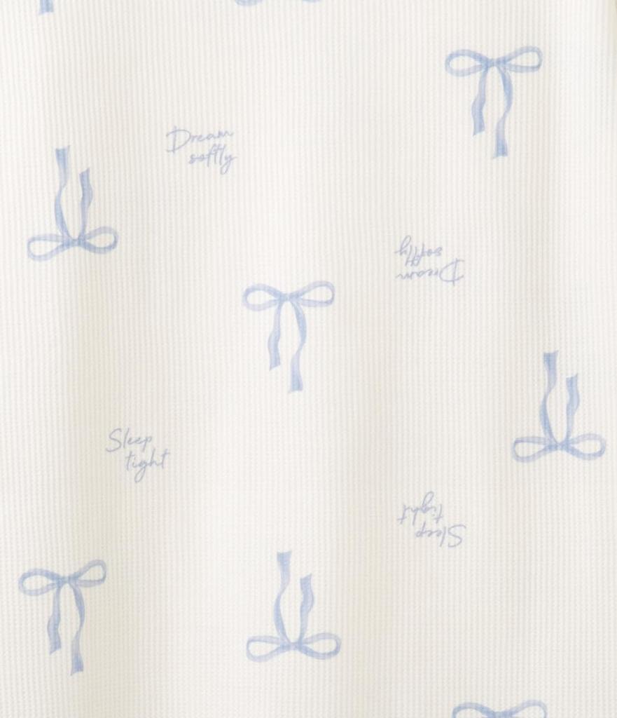 Peach John Thermal HARA Maki Top and Bottom Sizes Comfortable Belly Loose Women's Pajamas, Loungewear, Set, Ribbon, M/L, Cotton, Warmth, Wrap, Fit,