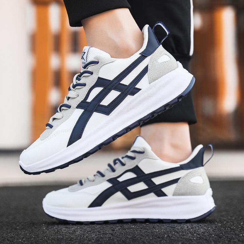 Fashion Men Casual Sneakers Vulcanized Shoes Lace Up Platform Sneakers Running Tennis Sports Shoes Outdoor Jogging Sneakers Male 39-44
