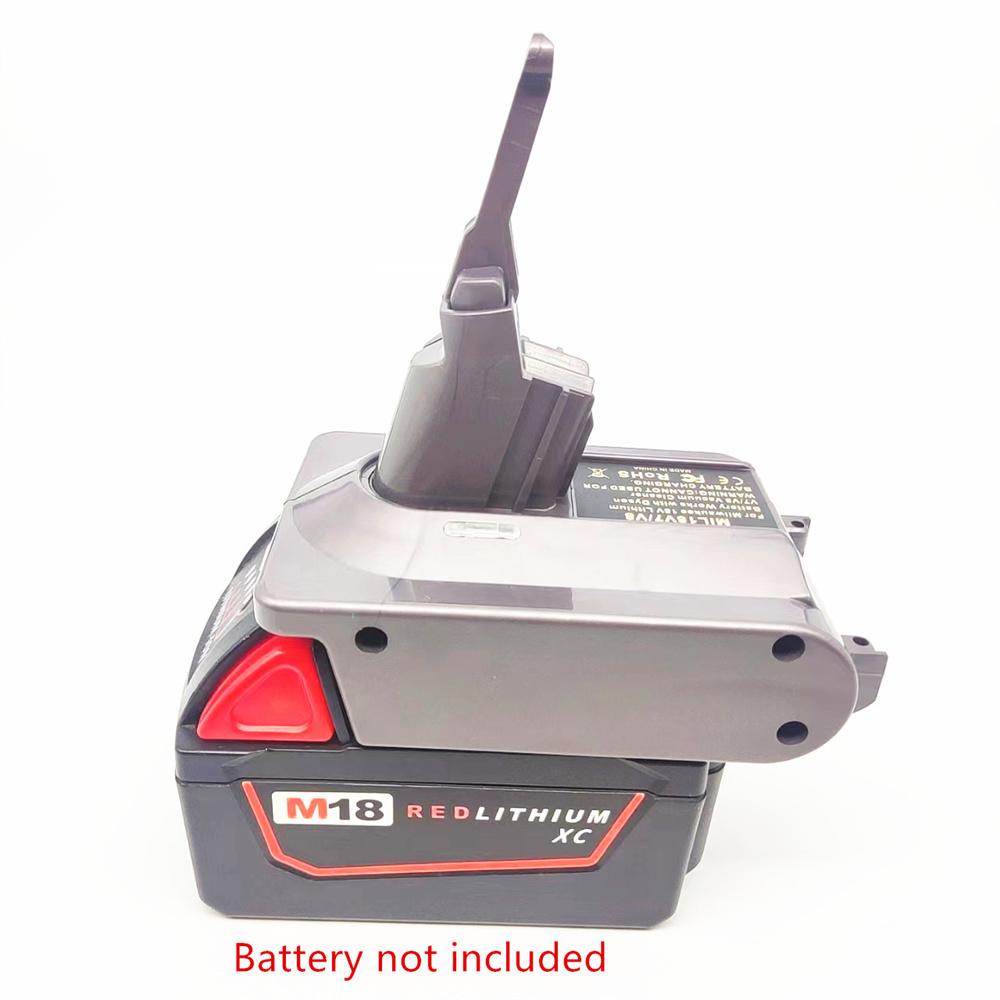 Battery Convert Adapter For Milwaukee M18 Li-Ion Battery Convert To For Dyson V7 V8