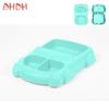 8 PCS Children's Dishes Set Silicone Tableware Set Spoon Fork Suction Cups Bowls and Bib Baby Stuff