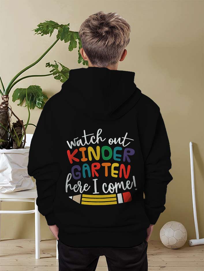 Boys casual hoodie, 3D printed New Harajuku English letter print sports style personality street print, everyday casual hoodie