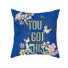 Colorful Butterfly Series Sofa Pillow Cover Nordic Peach Skin Print Office Cushion Pillow Cover Home