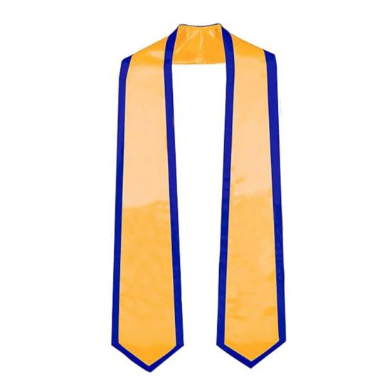 Diák ballagási szalag 72 hüvelyk hosszú szatén érettségi pánt egyszínű, sima szegély kialakítás szalag pánt bulik ünnepekhez kiegészítő