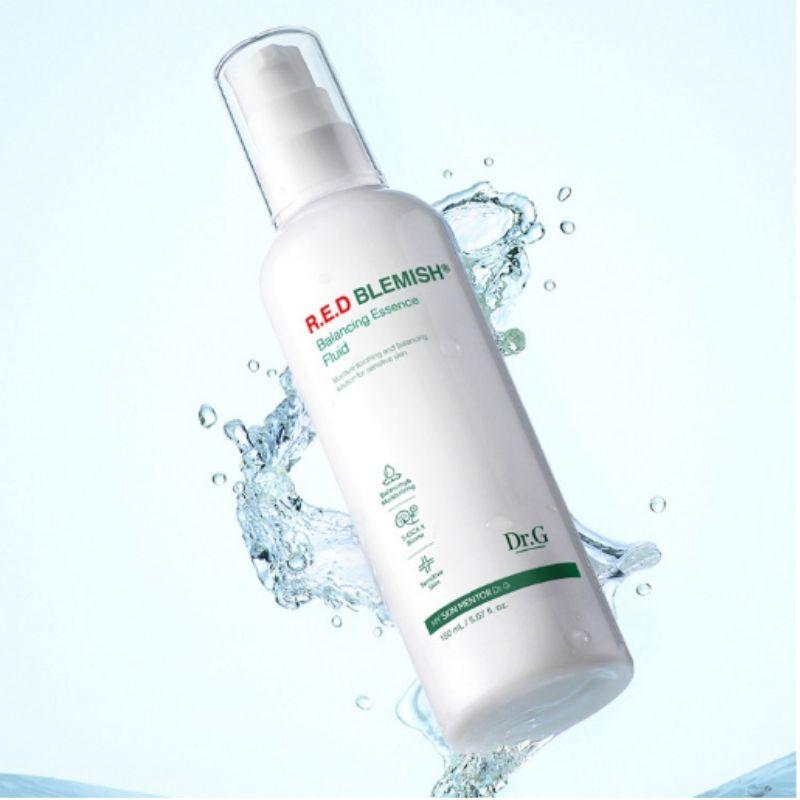 Dr.G Red Blemish Balancing Essence Fluid Soothing Hydrating Facial Essence 150ml