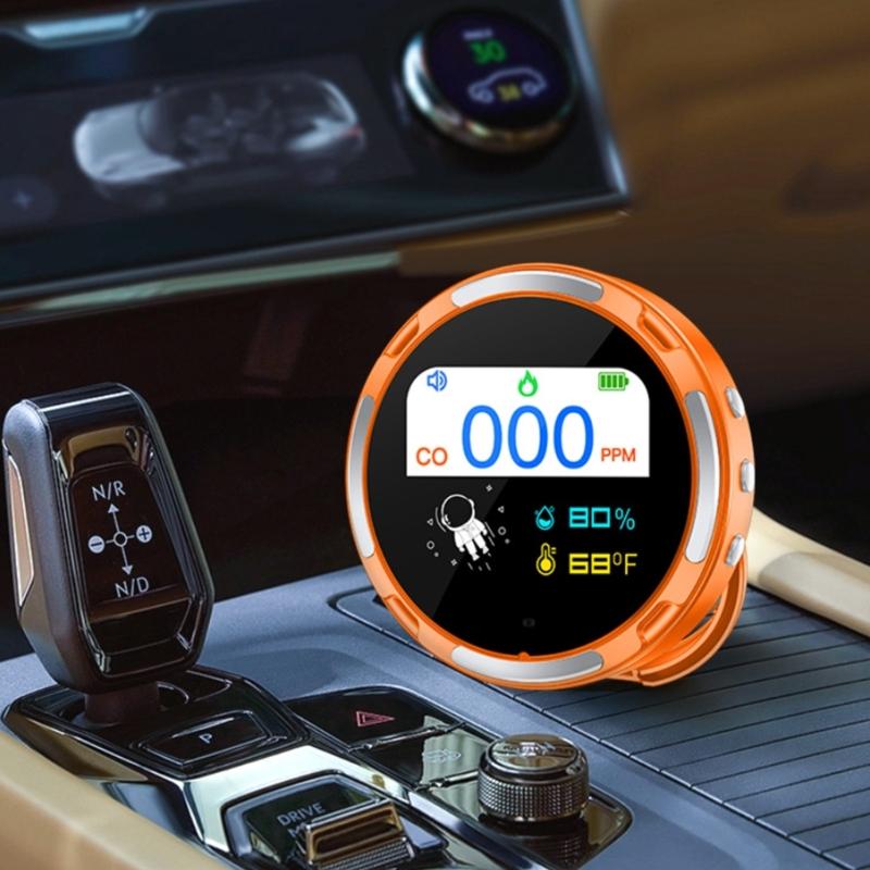 Tiny Gas Measurement Device With Constant Monitoring And Alarm Function Perfect For Mobile Shelter Indoor Outdoor Usage