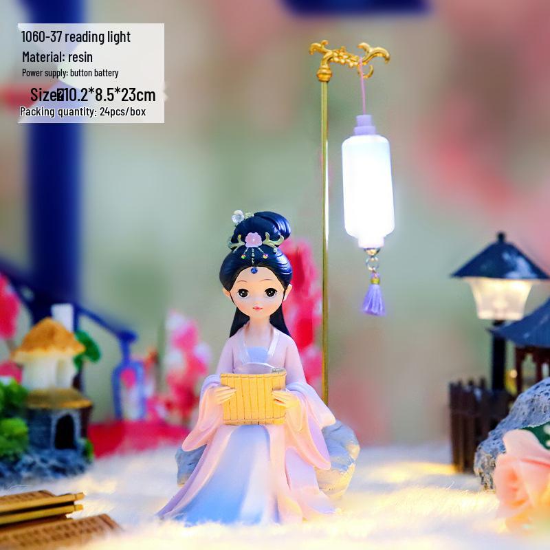 Şarap Dolabı ve Oturma Odası İçin Yaratıcı Retro Prenses Figür Dekorasyonu