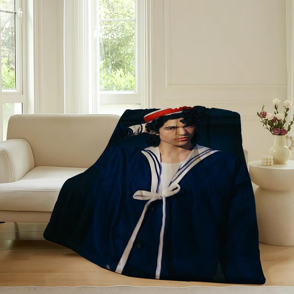 Пледы с рисунком  Wishbone  от певца Конана Грея Для дивана, офиса, кровати, самолета, путешествий, сна, чтения, отдыха, кемпинга. Мягкие и теплые. 30x40in