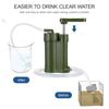 Outdoor Water Filtration System Water Purifier Water Filter for Camping Hiking Emergency Fishing