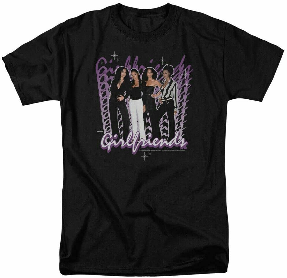 Girlfriends Girlfriends Logo T Shirt Mens TV Show Black XS чёрный