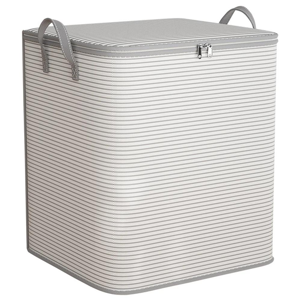 

Большая вместимость ящика для хранения стеганых одеял, складная сумка для хранения, органайзер с застежкой-молнией, пылезащитный шкаф, органайзер для гардероба 210L