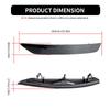 2PCS For Subaru Forester 2008-2019 84281SC010 Smoked / Red Lens Car Rear Bumper Reflector Tail Brake Light Cover Shells No Bulb