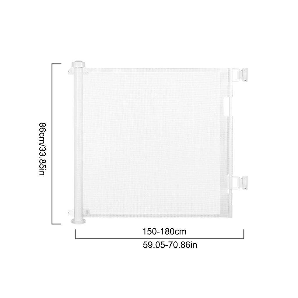 Gate Fence Sturdy Children Protection Rotating Lock Baby Gate Fence for Balcony Bathroom Staircase